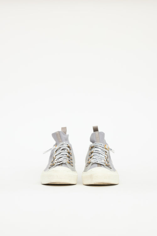 Dior Knit Walk'N'Dior High-Top Sneaker