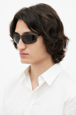 Dior Grey Oval Dior Street S89 Sunglasses