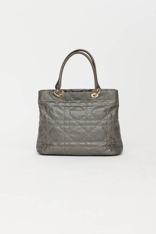 2009 Metallic Soft Cannage Tote Bag