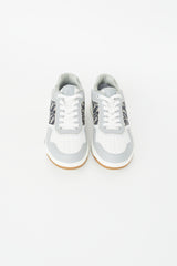 Dior Grey & White B27 Oblique Jacquard Low Top Sneaker