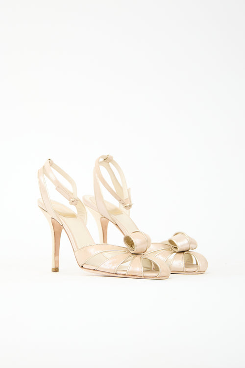 Dior Shimmer Suede Karma Heel