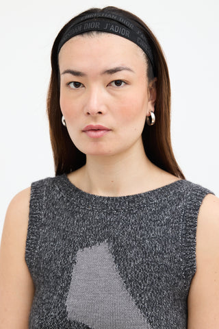 Dior J'Adior Logo Headband