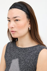 Dior J'Adior Logo Headband
