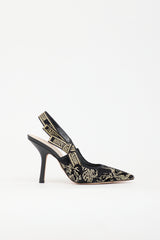 Dior Jacquard J'Adior Slingback Heel