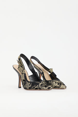 Dior Jacquard J'Adior Slingback Heel