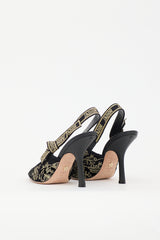 Dior Jacquard J'Adior Slingback Heel