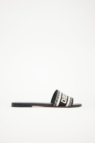 Dior Jacquard Logo Slide