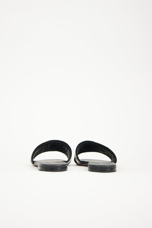 Dior Jacquard Logo Slide