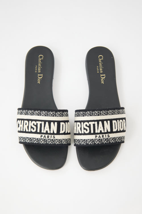 Dior Jacquard Logo Slide