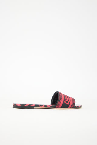 Dior Jacquard Logo Sway Slide