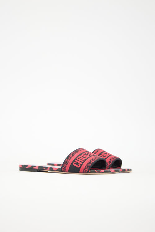 Dior Jacquard Logo Sway Slide