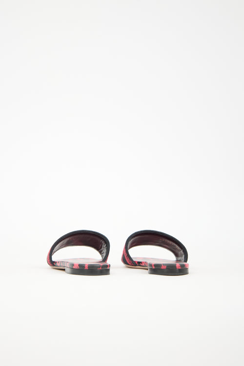 Dior Jacquard Logo Sway Slide