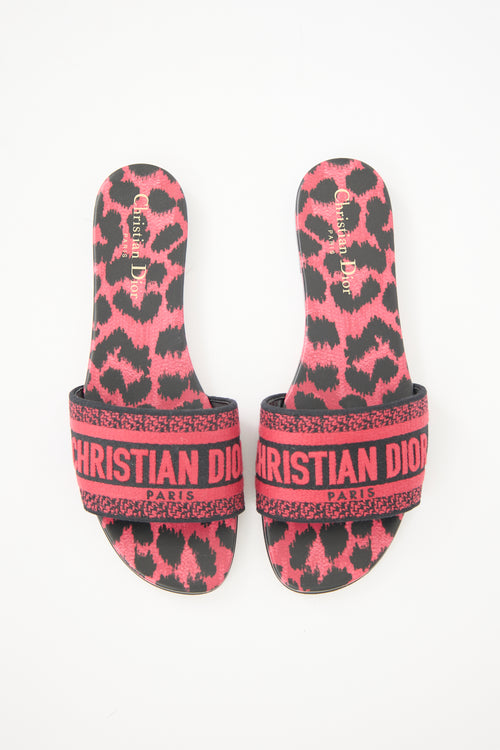 Dior Jacquard Logo Sway Slide