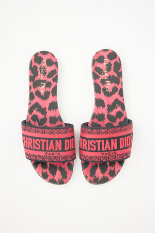 Dior Jacquard Logo Sway Slide