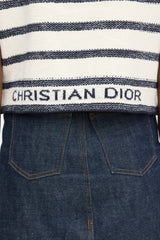 Dior Knit Marinière Short Sleeve Jacket