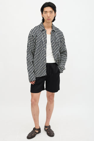 Dior Knit Oblique Jacquard Shirt