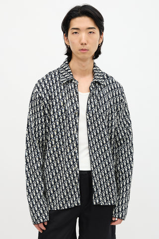 Dior Knit Oblique Jacquard Shirt