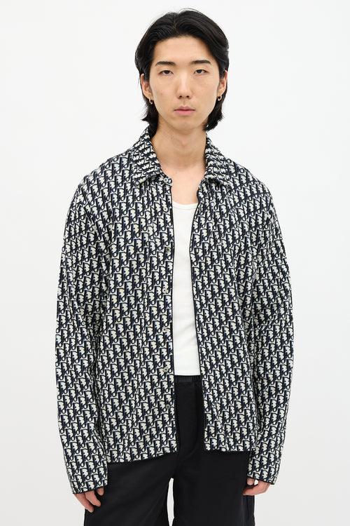 Dior Knit Oblique Jacquard Shirt