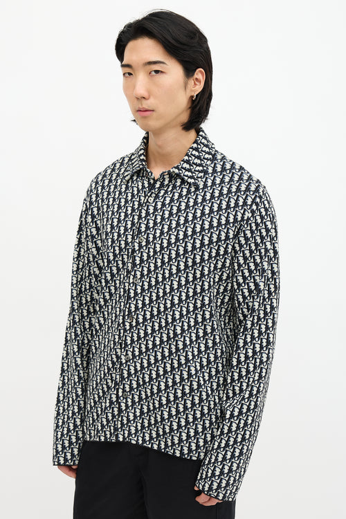 Dior Knit Oblique Jacquard Shirt
