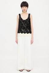 Chanel Lace Layered Tank Top