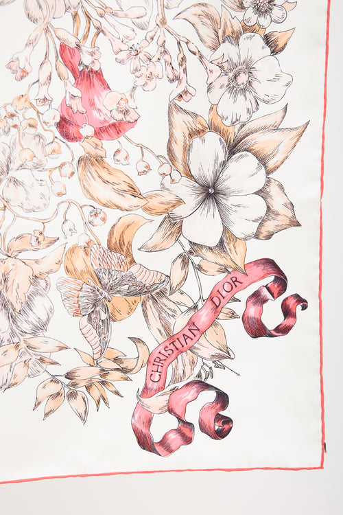 Dior Le Jugement Square Scarf