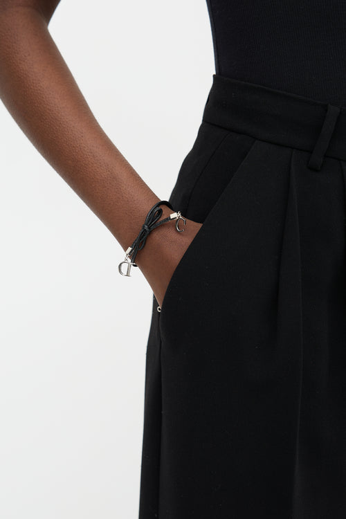 Dior Leather Bow Bracelet
