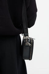 Dior Leather CD Icon Zipped Pouch Bag