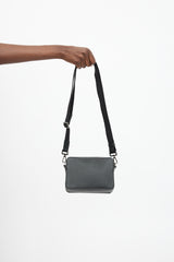 Dior Leather CD Icon Zipped Pouch Bag