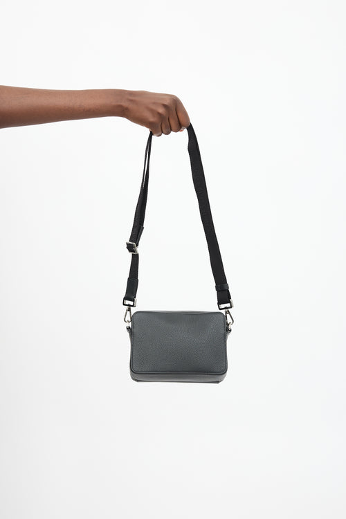 Dior Leather CD Icon Zipped Pouch Bag