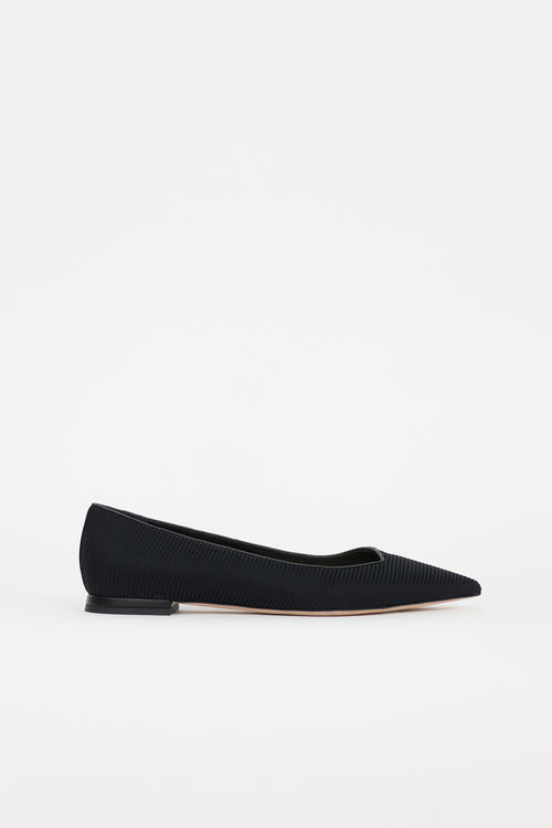 Dior Ribbed Pointed Flat