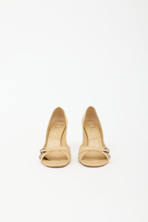 Dior Leather Cannage Heel