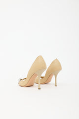 Dior Leather Cannage Heel