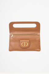Dior 2021 Leather Medium Double Bag