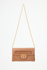 Dior 2021 Leather Medium Double Bag