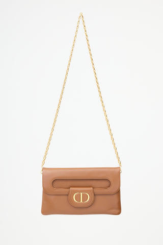 Dior 2021 Leather Medium Double Bag