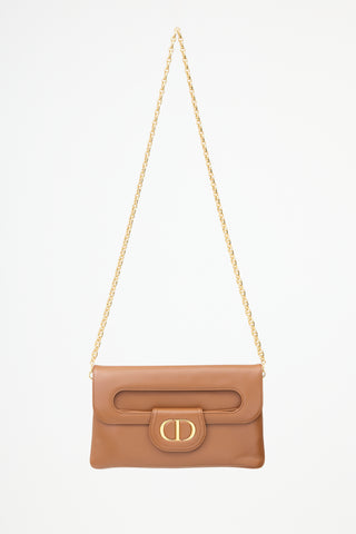 Dior 2021 Leather Medium Double Bag