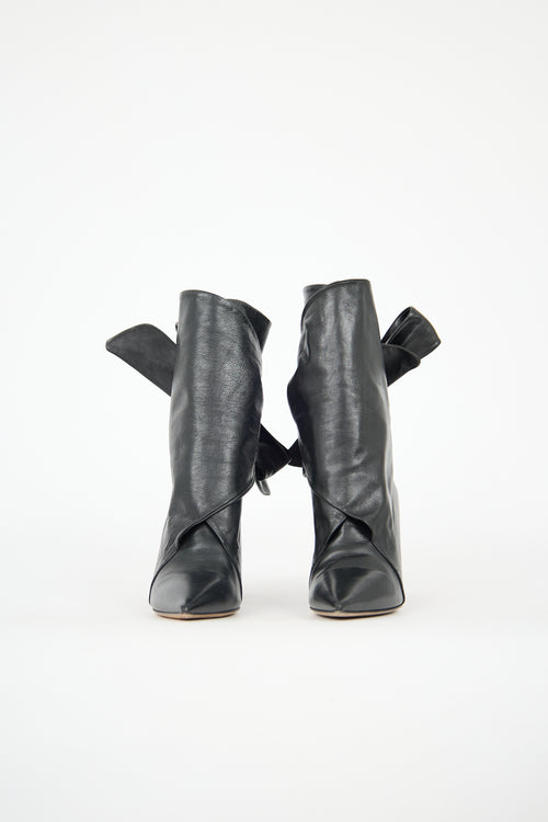 Dior Leather Huggy Boot