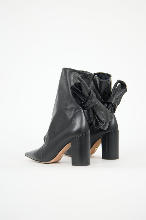 Dior Leather Huggy Boot