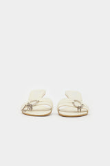 Dior Leather Kitten Heel  Sandal