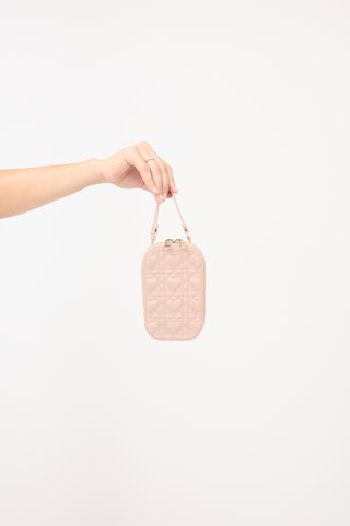 Dior 2022 Leather Lady Dior Call'in Dior Phone Bag