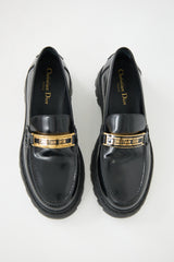 Dior Leather Logo Loafer