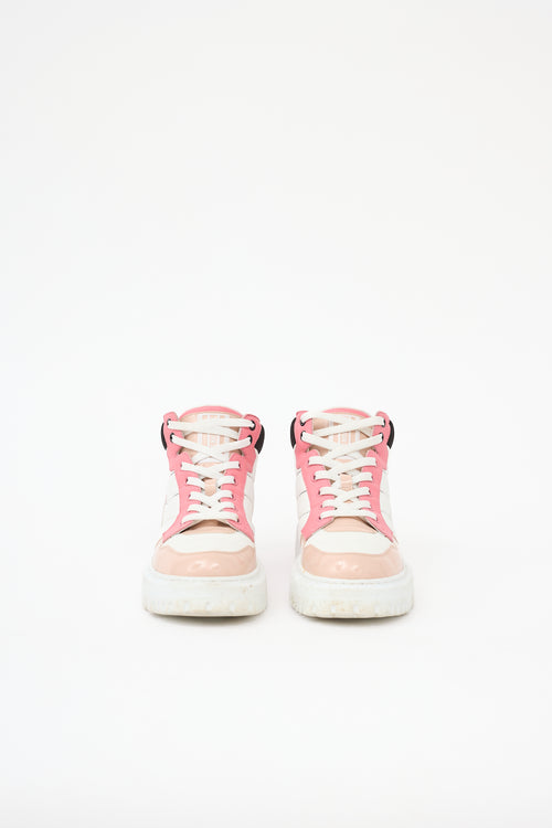 Dior Leather & Nylon D-Player Sneaker