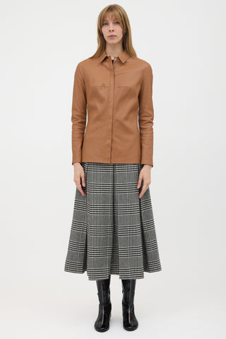Dior Leather Shirt