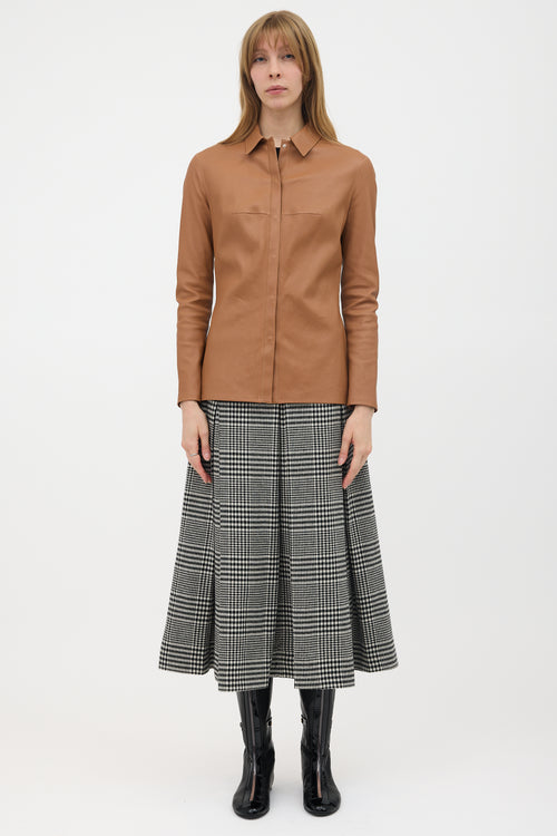 Dior Leather Shirt