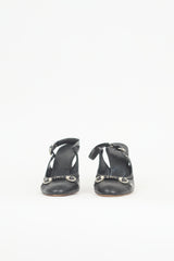 Dior Leather Slingback Buckle Pump