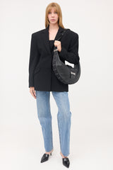 Dior Leather Street Chic Half Moon Bag