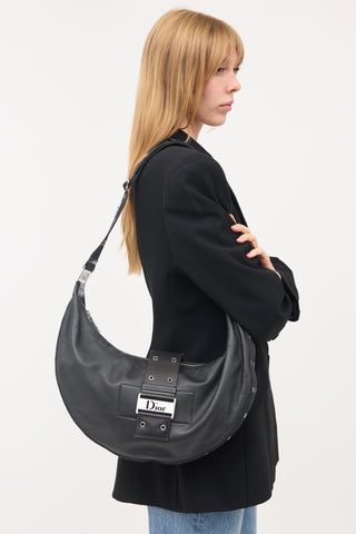 Dior Leather Street Chic Half Moon Bag