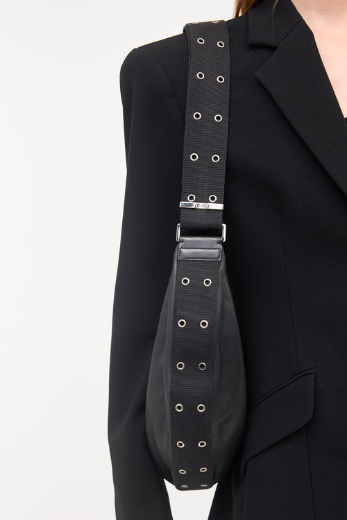 Dior Leather Street Chic Half Moon Bag