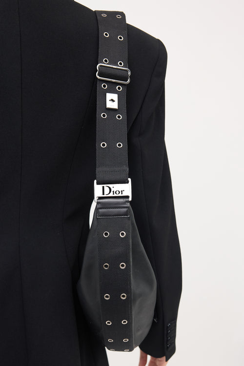 Dior Leather Street Chic Half Moon Bag