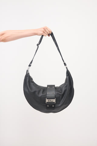 Dior Leather Street Chic Half Moon Bag